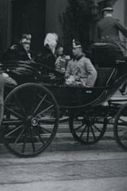 Intocht van hertog Hendrik van Mecklenburg en H.M. de koningin aan het Staatsspoor te 's-Gravenhage