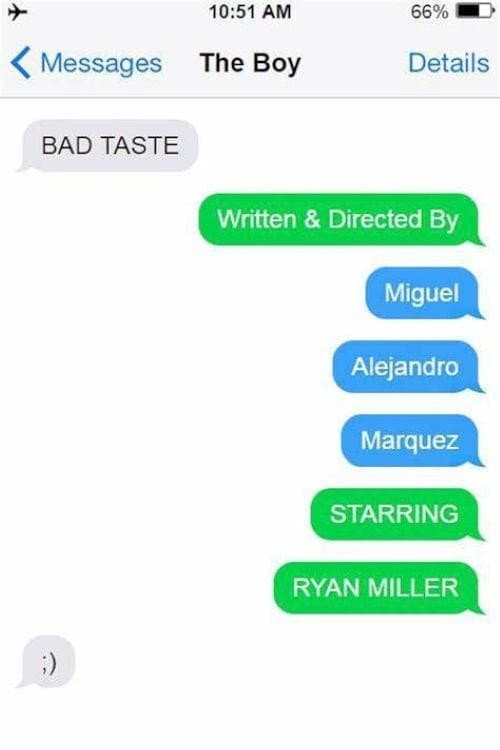 Bad Taste